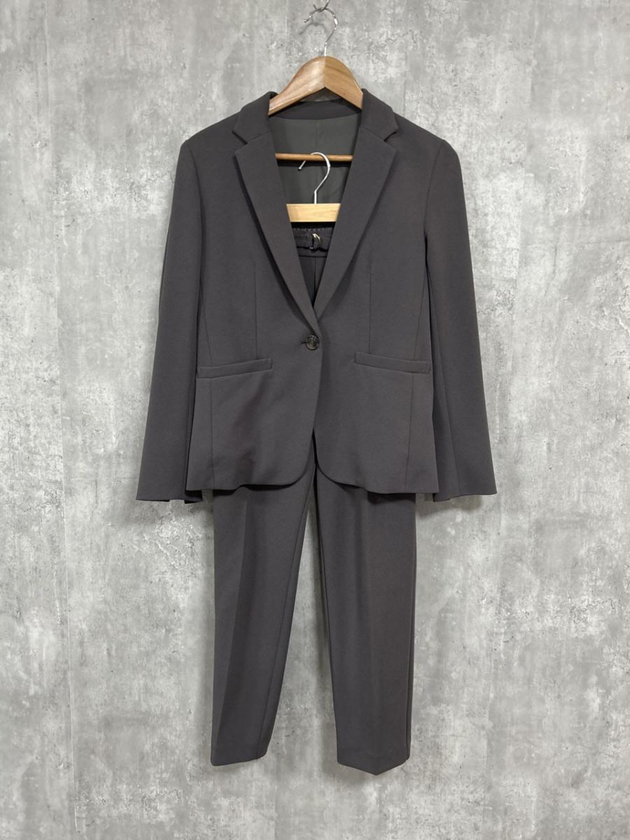 Emilyan エミリアン シンプル 無地 セットアップ ジャケット パンツ