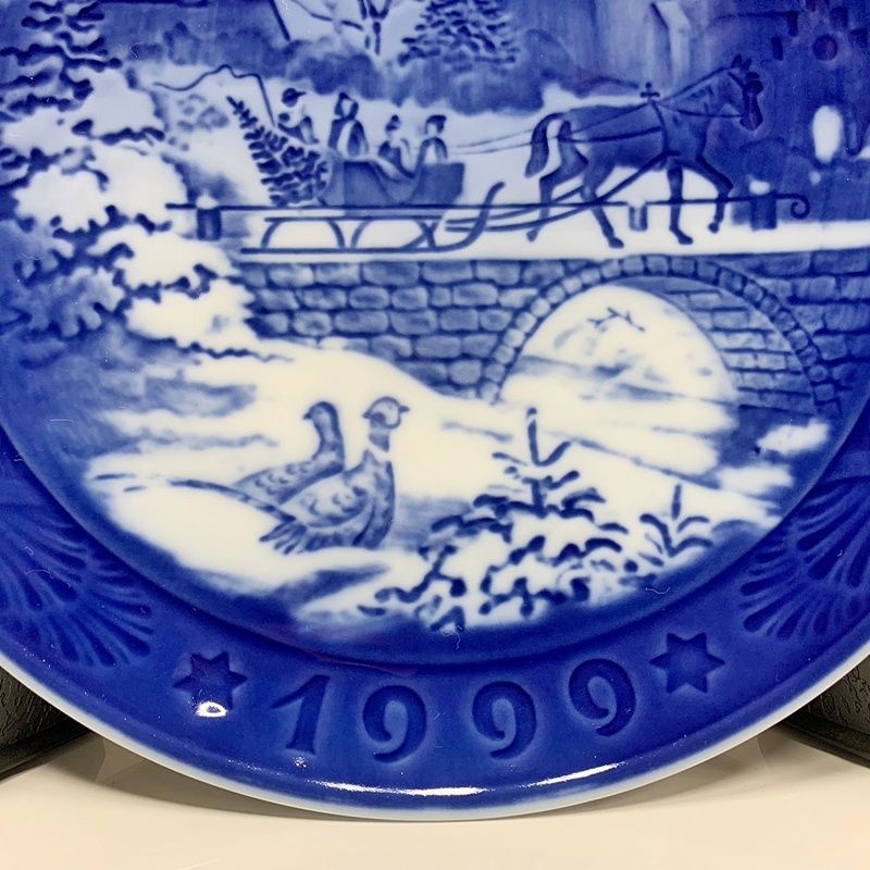 ロイヤルコペンハーゲン 1999年 「The Sleigh Ride」イヤープレート