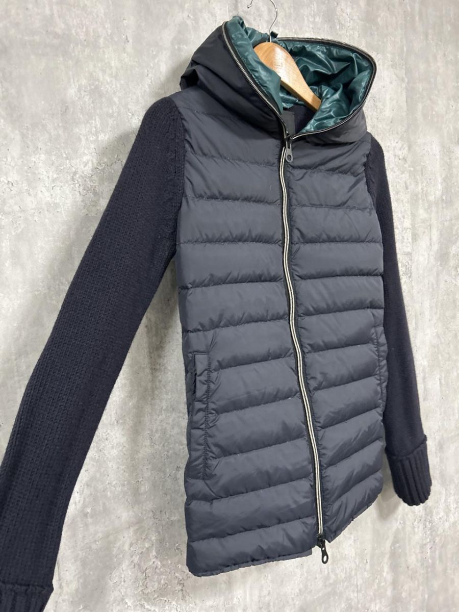 DUVETICA デュベティカ ニット ダウン ジャケット size42/紺