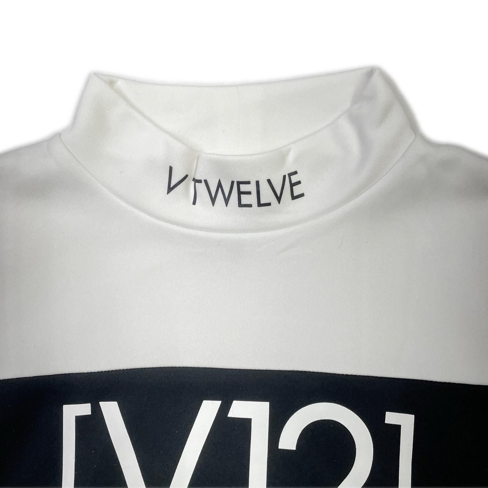 レディース ヴィ・トゥエルヴ V12 長袖シャツ 0(S) 白 ホワイト モック