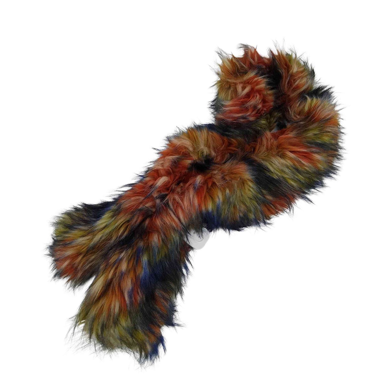 ツモリチサト TSUMORI CHISATO マルチカラー ファーマフラー