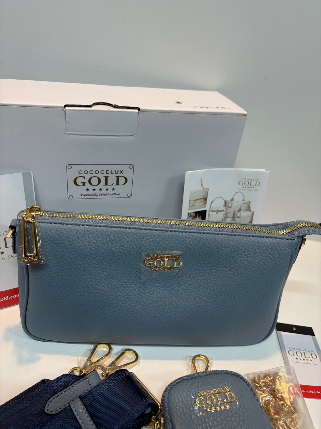 F-015-202 未使用 ココセリュックスゴールド COCOCELUX GOLD ミンク