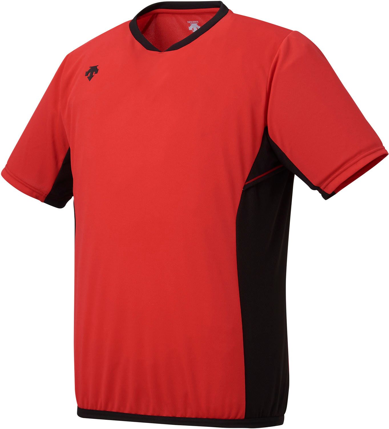 デサント DESCENTE 野球 ネオライトシャツ メンズ 半袖 トップス Tシャツ ベースボール 練習着 プラクティス 部活 チーム クラブ活動 練習 トレーニング 学校 体育 男子  DB125 RED レッド