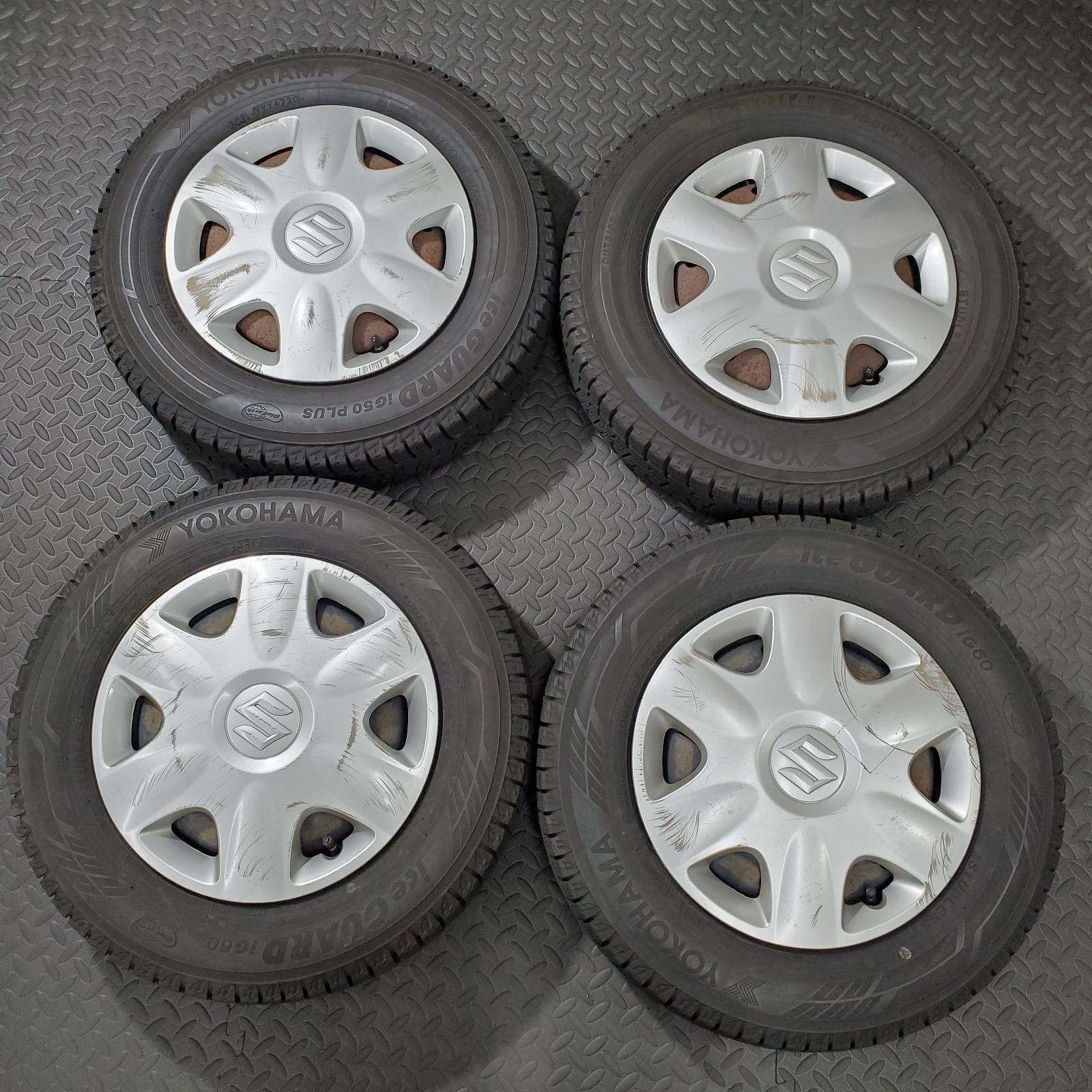 19 20年 ヨコハマ アイスガード iG 60 145 80 R 13 スズキ MRワゴン スタッドレスタイヤ 1269