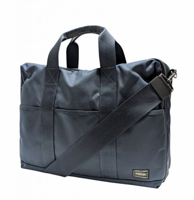 ポーター ブリーフケース ステージ ネイビー 紺 ビジネスバッグ メンズ 紳士 ビジネス 書類かばん ナイロン 営業バッグ 吉田かばん ＰＯ ポーター ブリーフケース ステージ ネイビー 紺 ビジネスバッグ メンズ