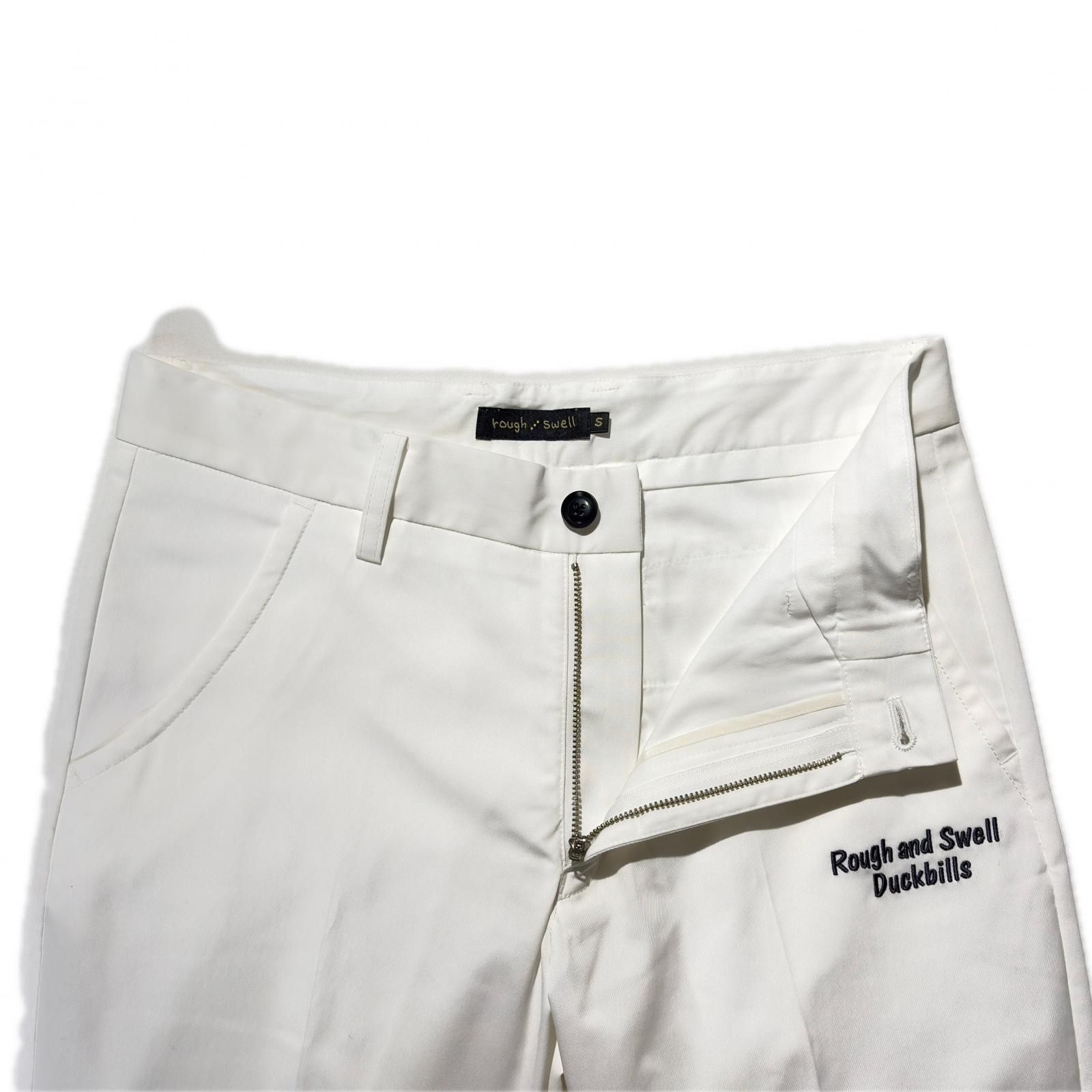 未使用品 メンズ ラフ＆スウェル rough&swell パンツ S 白 ホワイト 訳