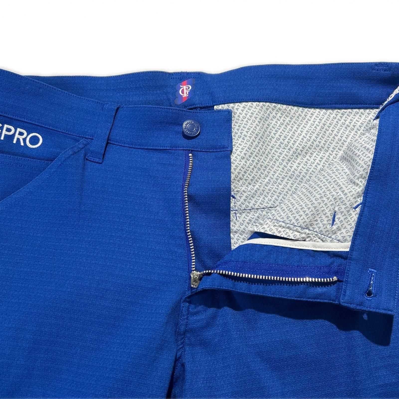 PEARLY GATES パーリーゲイツ　中綿　ゴルフパンツ　メンズ　4 M オファー メンズ パーリーゲイツ PEARLY GATES パンツ 4(M) 青 ブルー