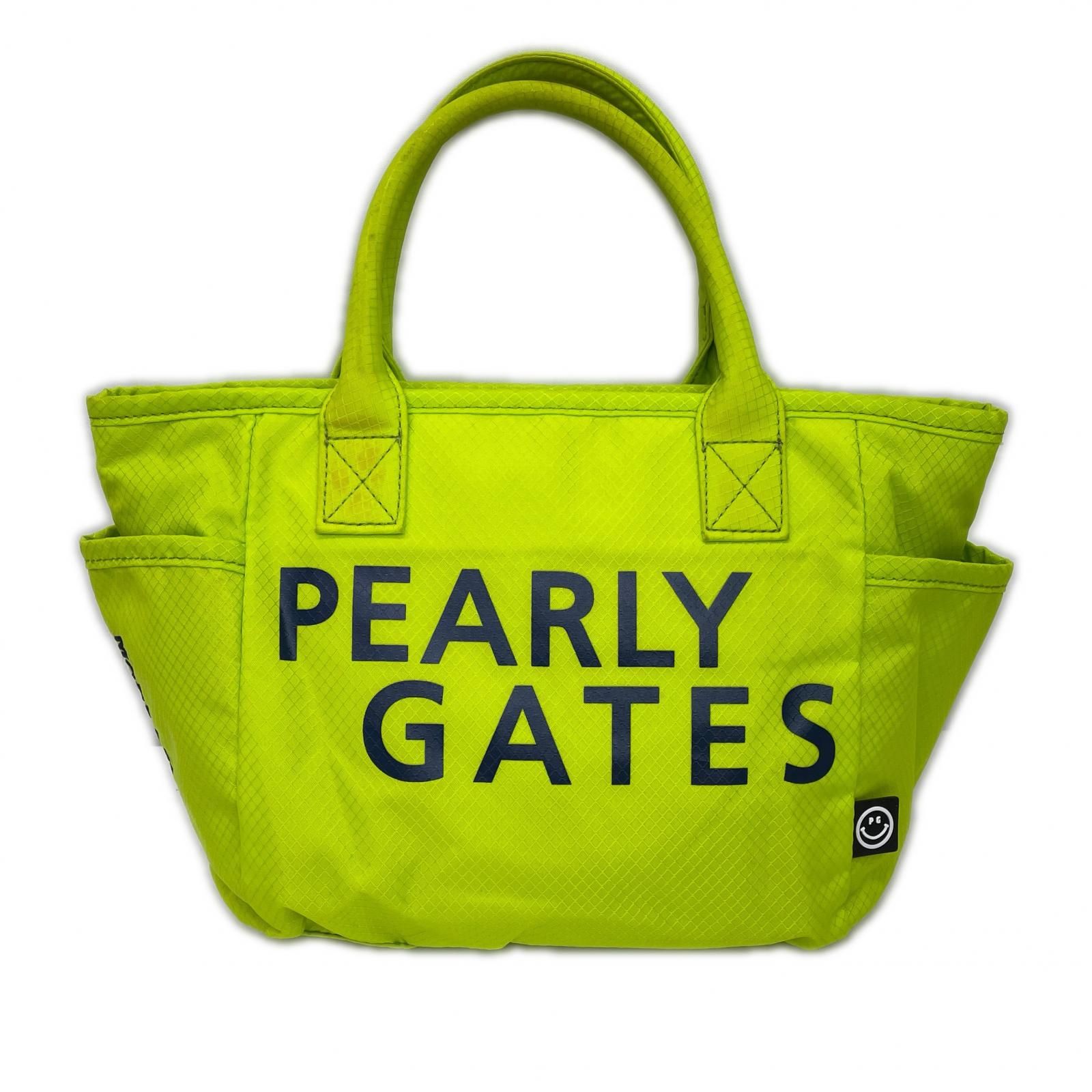 中古 パーリーゲイツ PEARLY GATES カートバッグ ネオングリーン