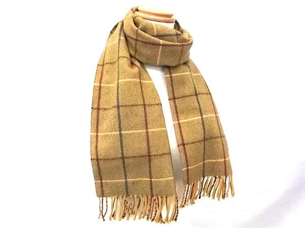 □新品同様□ Burberrys バーバリーズ カシミヤ100％ マフラー