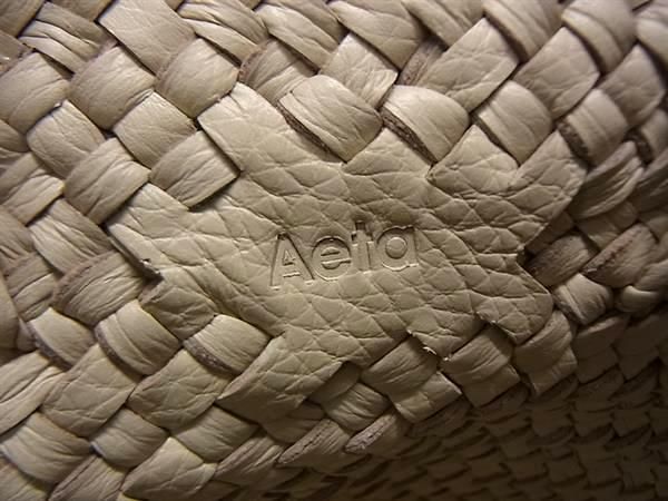□極美品□ Aeta アエタ レザー 編み込み ハンドバッグ トートバッグ