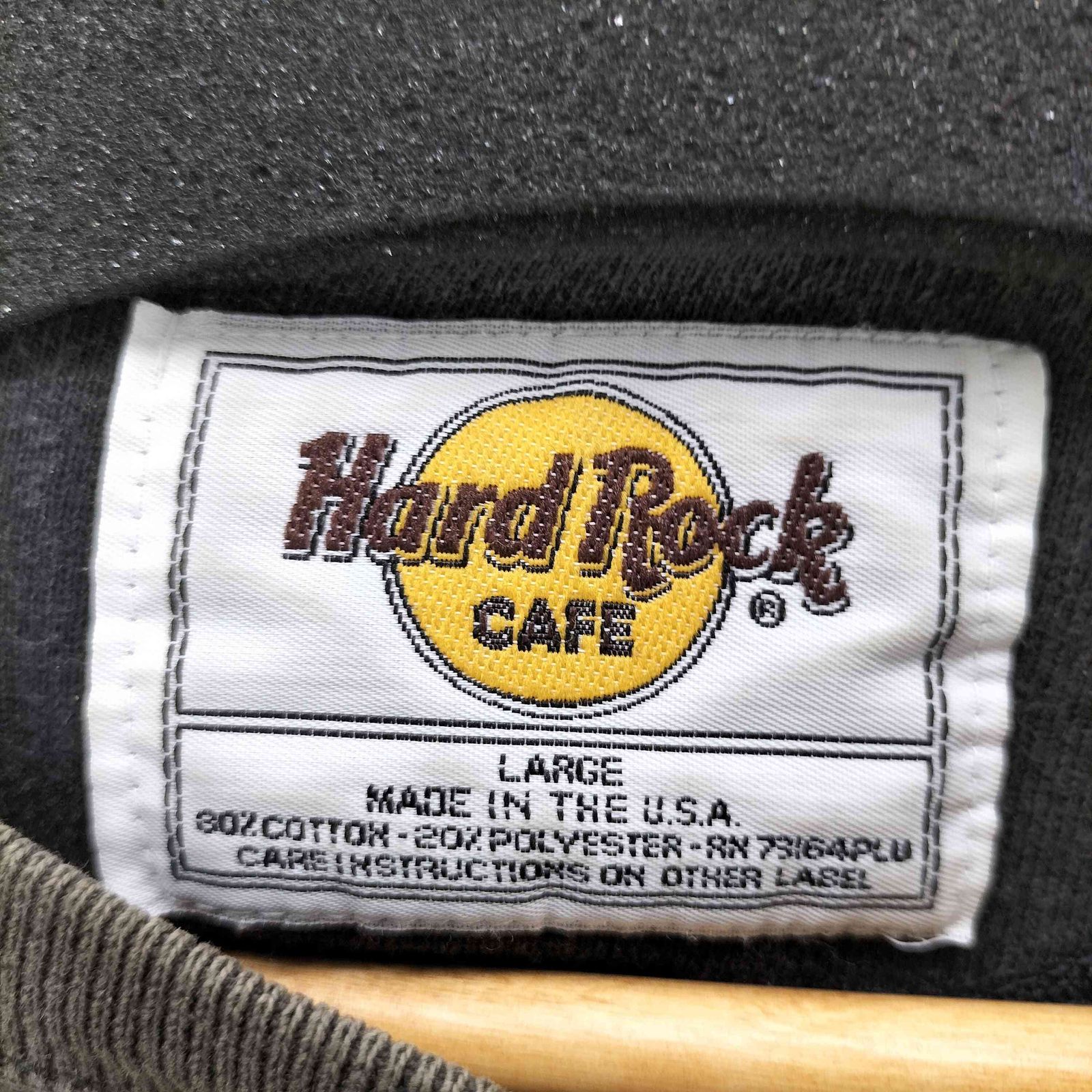 ハードロックカフェ Hard Rock Cafe 90S MADE IN USA 刺繍クルーネック