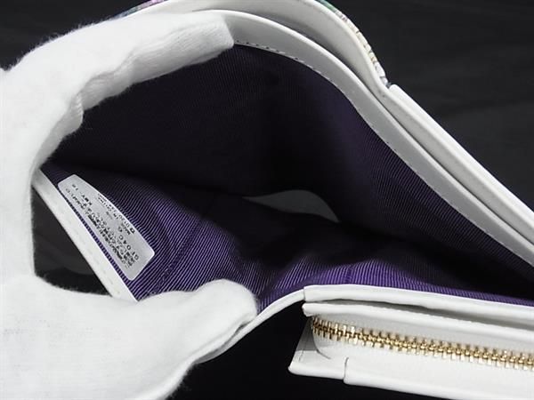 □新品□未使用□ agnes b. アニエスベー レザー フラワー 二つ折り