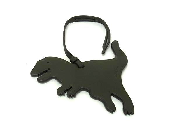 □極美品□ COACH コーチ レキシー レザー 恐竜 キーホルダー バッグ