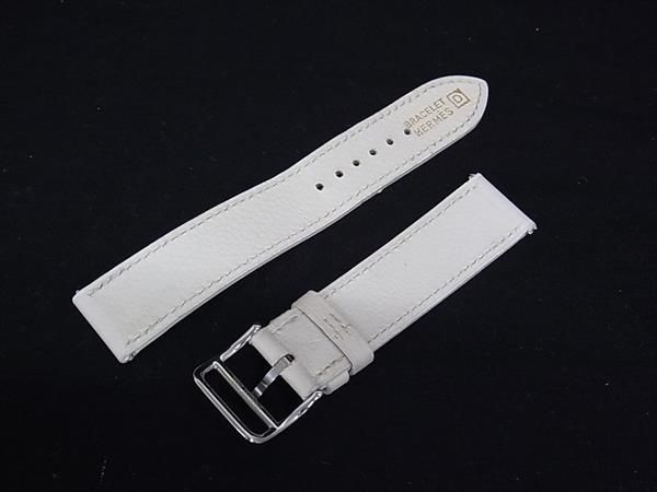 □美品□ HERMES エルメス レザー シルバー金具 時計ベルト ウォッチ