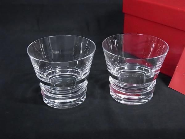 Baccarat バカラ ベガ クリスタルガラス ロックグラス コップ 食器 テーブルウェア ペア 2客セット クリア BR 0561
