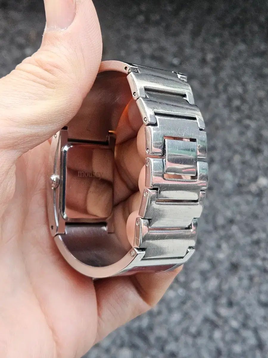  麻ウジ ヴィンテージ時計 ブレスレット型 金属ベルト 時計