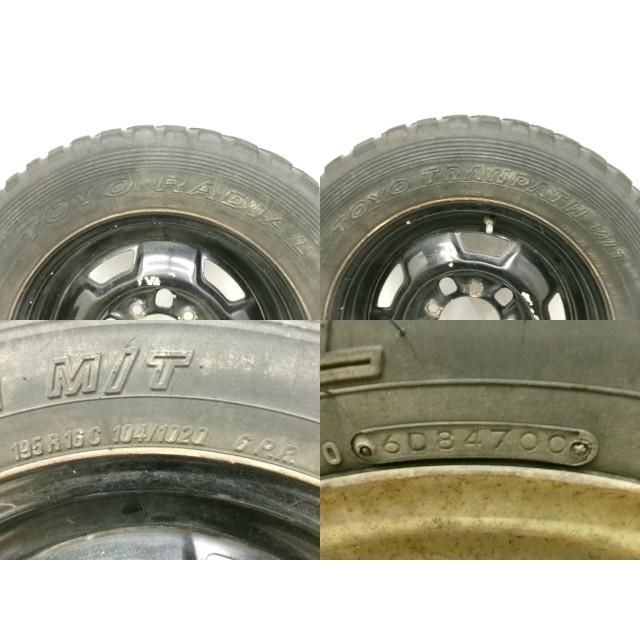H 1年 ジムニー M JA 71 C スチールホイール4本 16インチ 5穴 4 50 E 195 R 16 204856 4775