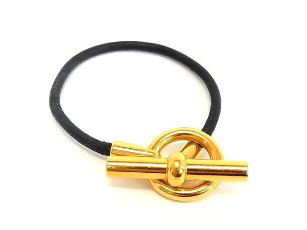 □美品□ HERMES エルメス グレナン レザー G金具 ブレスレット