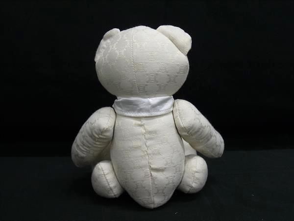 □極美品□ CELINE セリーヌ マカダム柄 ウェディングベア ウェルカム