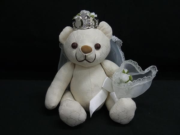 □極美品□ CELINE セリーヌ マカダム柄 ウェディングベア ウェルカム