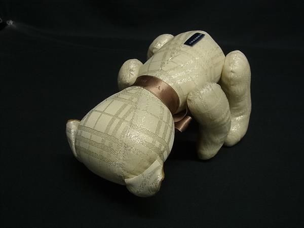 □新品同様□ BURBERRY バーバリー キャンバス テディベア くま クマ