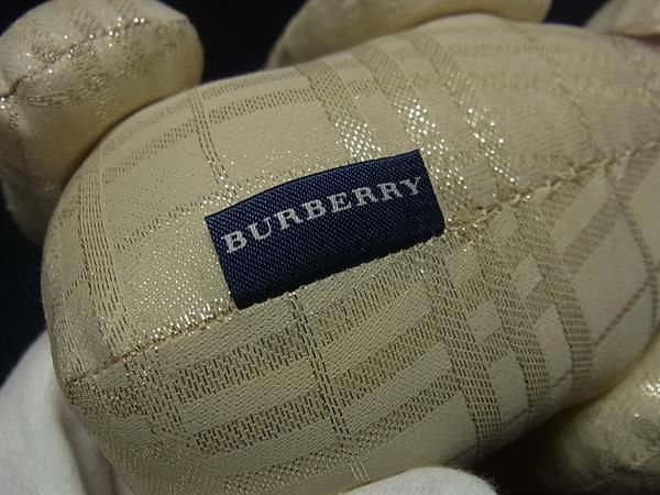 □新品同様□ BURBERRY バーバリー キャンバス テディベア くま クマ