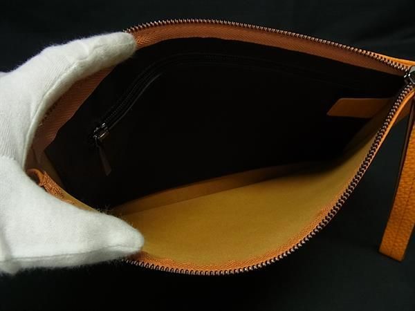 □新品同様□ LONGCHAMP ロンシャン レザー クラッチバッグ セカンド