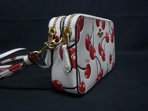 □新品同様□ COACH コーチ CA139 キラ ウィズ チェリー レザー 2WAY