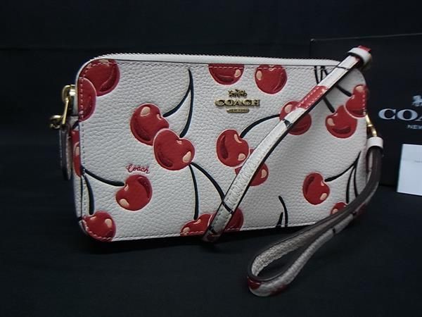 ✨稀少✨美品✨コーチ　キャシディ 2way フラワー　スタッズ　チェーン　白 BPF03_CAN92 B4RGL_WHITE00?$