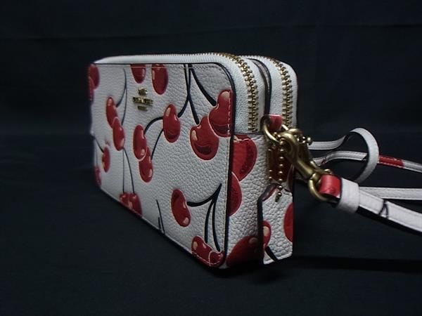 □新品同様□ COACH コーチ CA139 キラ ウィズ チェリー レザー 2WAY