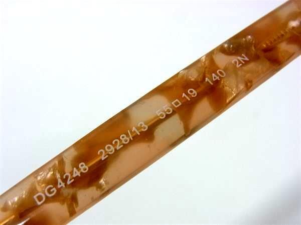  DOLCE＆GABBANA ドルチェ ガッバーナ DG 4248 2928 13 55 19 140 サングラス メガネ 眼鏡 レディース オレンジ系 FP 8986 サングラス 小物