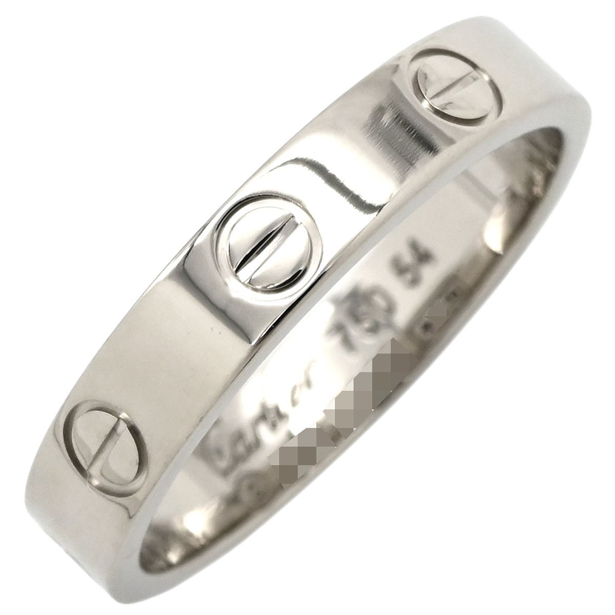 カルティエ Cartier リング 指輪 ラブリング スモールモデル ホワイト