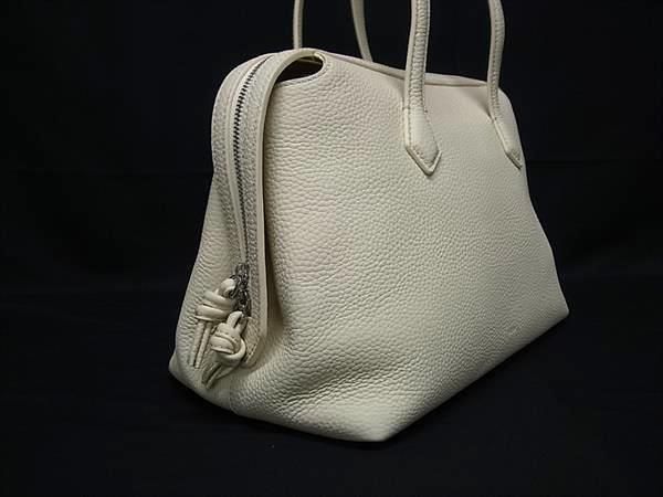 □極美品□ VASIC ヴァジック グラフ ミニ レザー ハンドバッグ トート