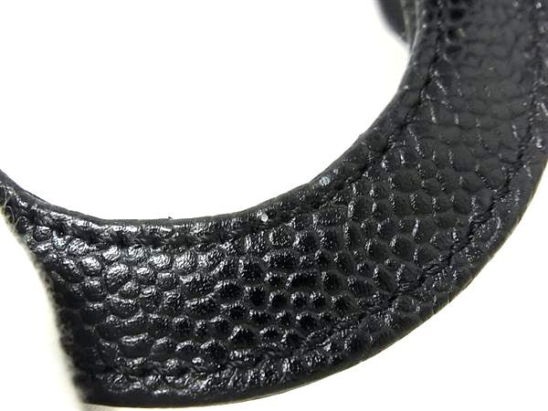  CHANEL シャネル ココマーク キャビアスキン ハンドミラー 手鏡 拡大鏡 レディース ブラック系 BN 6046 その他 フェイスケア