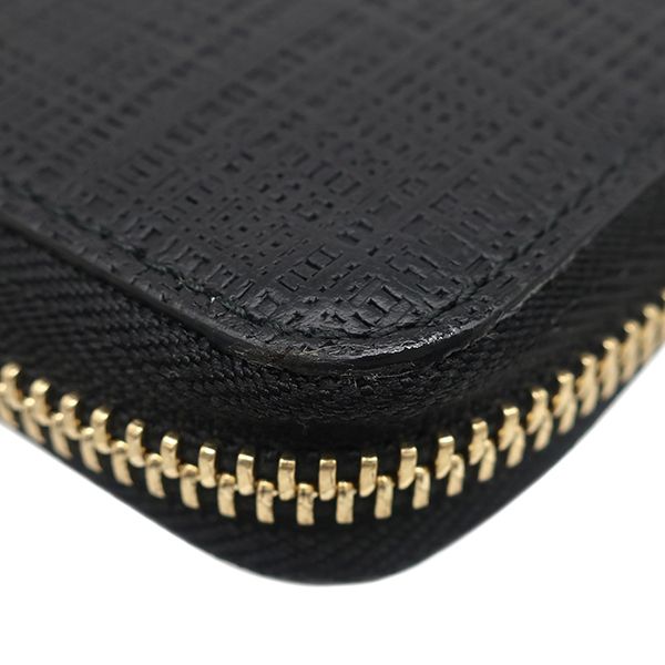 ロエベ LOEWE 長財布 リネン ジップアラウンド ウォレット レザー