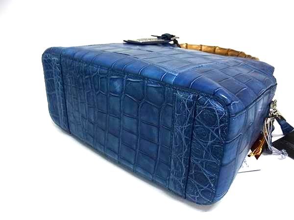 □極上□本物□新品同様□ Pelley Lusso ペレリールッソ クロコダイル