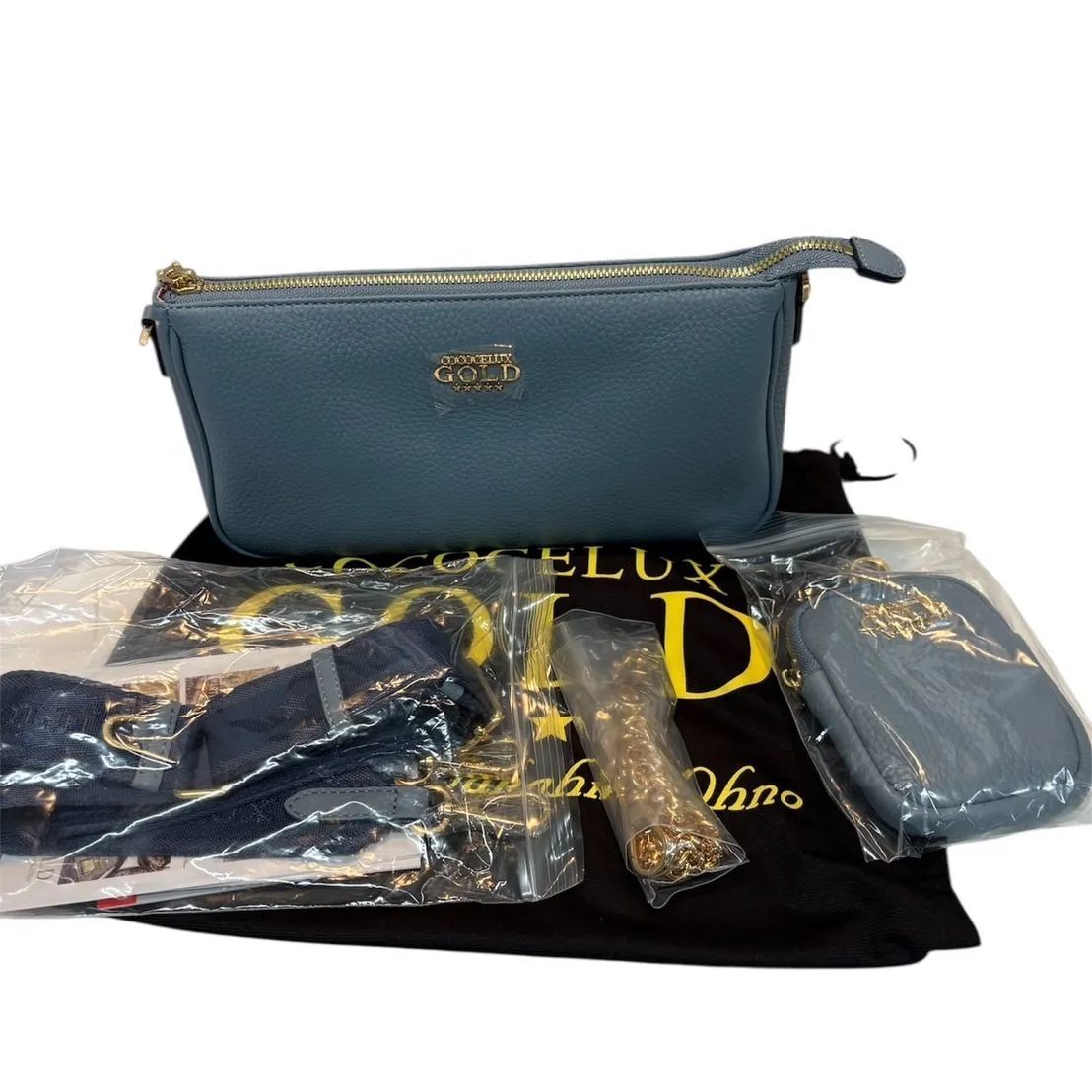 F-015-202 未使用 ココセリュックスゴールド COCOCELUX GOLD ミンク