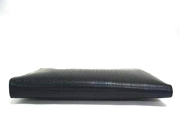 □新品同様□ Ermenegildo Zegna エルメネジルド ゼニア PVC クラッチ
