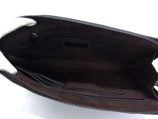□新品同様□ Ermenegildo Zegna エルメネジルド ゼニア PVC クラッチ