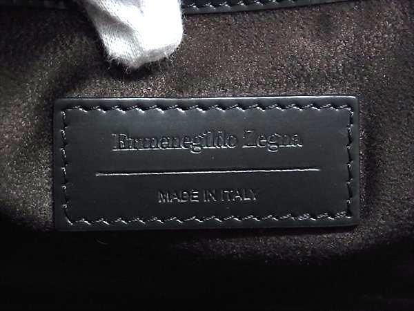 ■新品同様■ Ermenegildo Zegna エルメネジルド ゼニア PVC クラッチバッグ セカンドバッグ メンズ レディース ブラック系 FU5547 □新品同様□ Ermenegildo Zegna エルメネジルド ゼニア PVC クラッチ