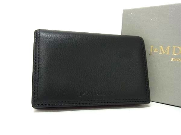 ■極美品■ J＆M DAVIDSON ジェイアンドエムデヴィッドソン レザー パスケース カードケース カード入れ 定期入れ ブラック系 FV3753 □極美品□ J&M DAVIDSON ジェイアンドエムデヴィッドソン レザー パス