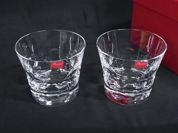 Baccarat バカラ ベルーガ クリスタルガラス ロックグラス 食器 テーブルウェア セット ペア クリア BR 0831