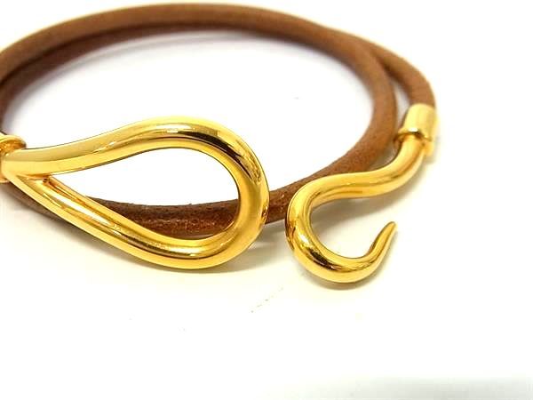 □美品□ HERMES エルメス ジャンボ レザー ゴールド金具 2連
