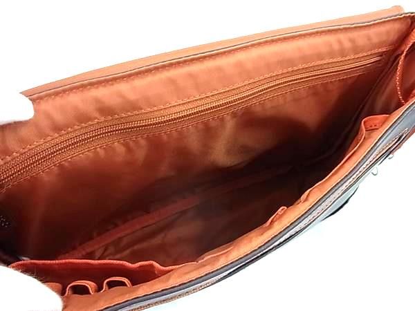 ■極美品■ BREE ブリー PVC クロスボディ ショルダーバッグ 斜め掛け 肩掛け メンズ ブラウン系 GB2753 □極美品□ BREE ブリー PVC クロスボディ ショルダーバッグ 斜め掛け