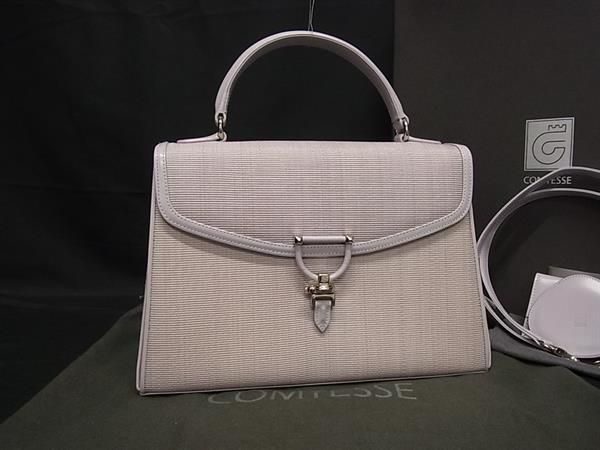 □極上□本物□美品□ COMTESSE コンテス ホースヘア×レザー ワン