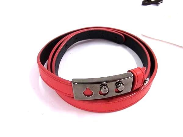 □新品同様□ DELVAUX デルヴォー レザー シルバー金具 ベルト