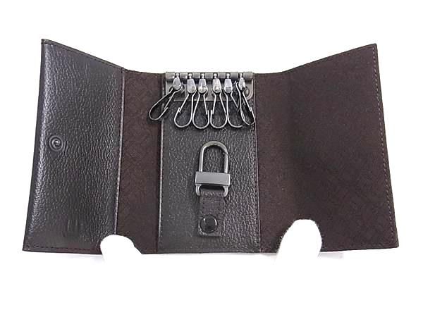 □極美品□ dunhill ダンヒル PVC×レザー 6連 キーケース 鍵入れ