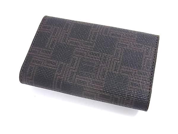 □極美品□ dunhill ダンヒル PVC×レザー 6連 キーケース 鍵入れ