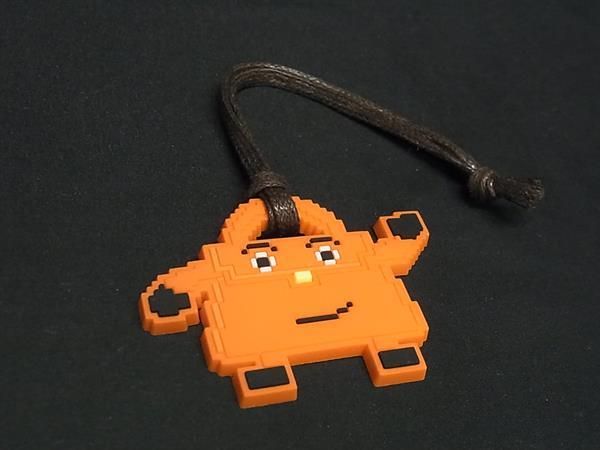 HERMES エルメス ケリードール ラバーバッグチャーム レディース オレンジ系 FU 6858