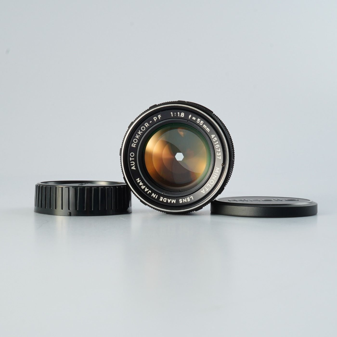 MINOLTA ミノルタ AUTO ROKKOR PF 55 mm F 1 8 単焦点レンズ
